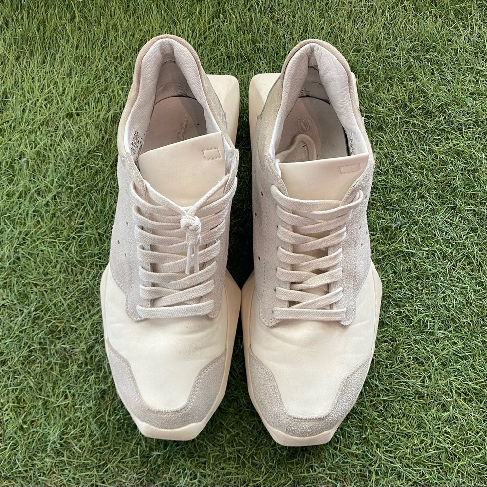 RICK OWENS X ADIDAS “Tech Runner” Designer collaboration casual running shoe sz7